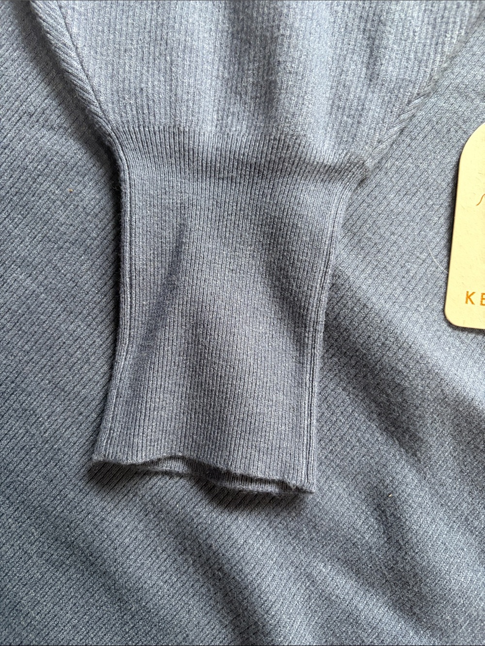 Kerisma 'Ryu' V-Neck Batwing Sweater in Stormy Blue - Size S/M - Picture 13 of 17